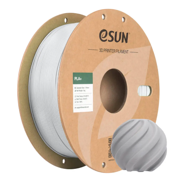eSUN PLA+ Filament (Concrete Gray)